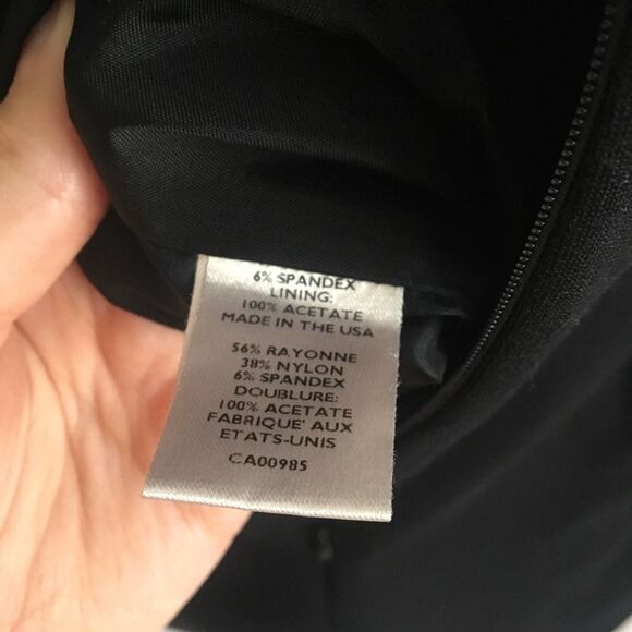 Nanette Lepore Ruched Mini Cocktail Dress Black Size 2 Sleeveless Ruffles Party - Picture 5 of 12
